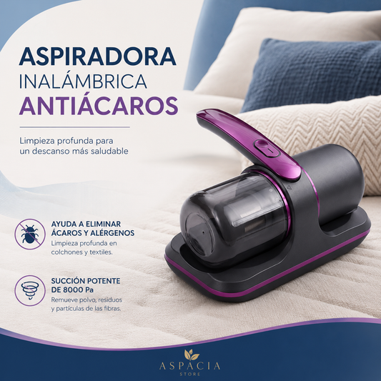 🦠ASPIRADORA INALAMBRICA ANTIACAROS