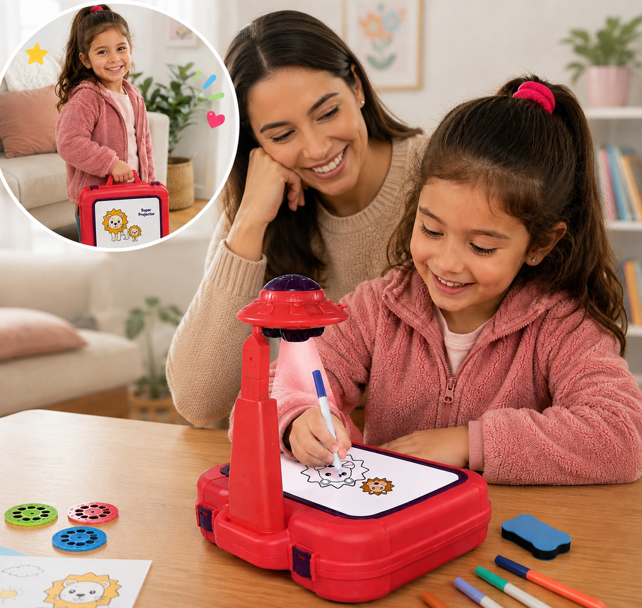 🎨 MagicDraw™ | Tablero Proyector de Dibujo Infantil