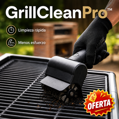 GrillClean Pro™ + 12 Pares de Guantes Gratis