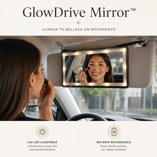 GlowDrive Mirror™-ESPEJO LED PARA AUTO