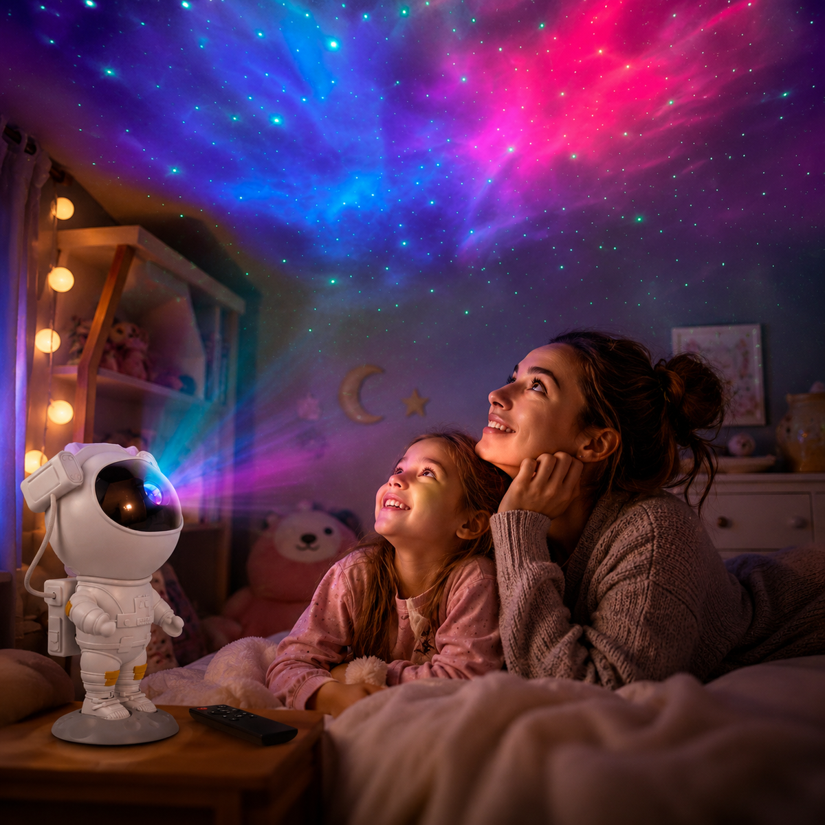 Astronauta Proyector de Galaxia