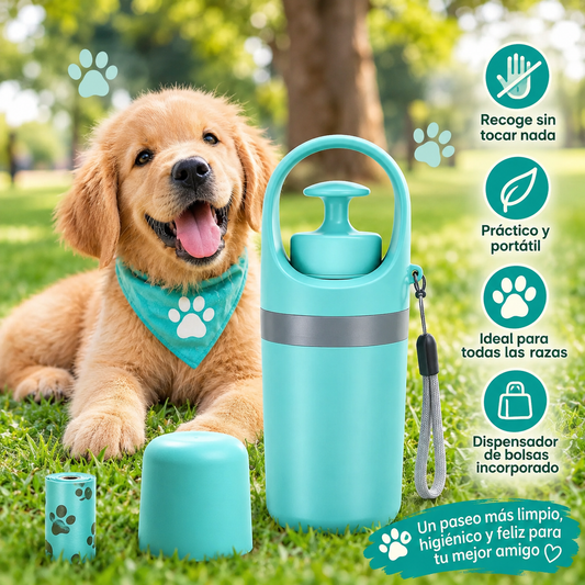Recogedor Portátil Excrementos mascotas